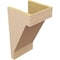 Ekena Millwork 10"W x 10"D x 20"H Wide Burlington Rough Cedar Woodgrain TimberThane Corbel, Primed Tan CORUR10X10X20BURRCPR - alternate 2